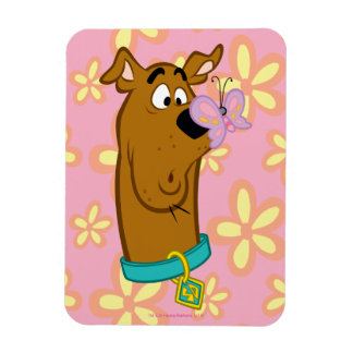 Schmetterling auf Scooby-Doos Nase Magnet