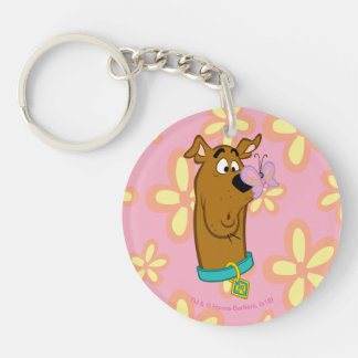 Schmetterling auf Scooby-Doos Nase Schlüsselanhänger
