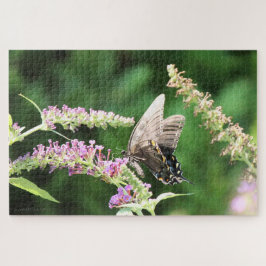 Schmetterling aus schwarzem Frack Puzzle