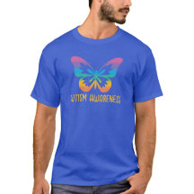 Schmetterling Autismusrisiko-Regenbogenfarben