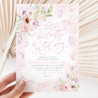 Schmetterling Baby Dusche Rosa Schmetterling