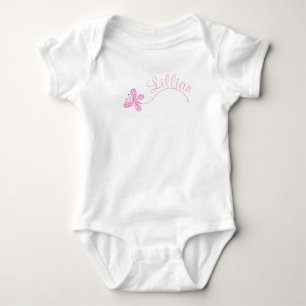 Schmetterling Baby Strampler