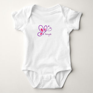 Schmetterling Baby Strampler