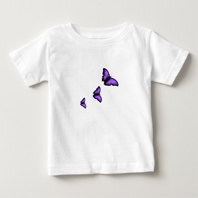 Schmetterling Baby T-shirt (Vorderseite)