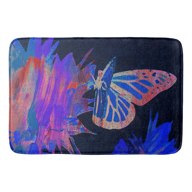 Schmetterling  badematte (Vorderseite)