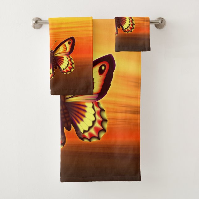 Schmetterling Badhandtuch Set (Insitu)
