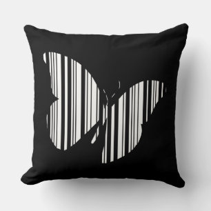 SCHMETTERLING-BAR-CODE Schmetterlinge Musterdesign Kissen
