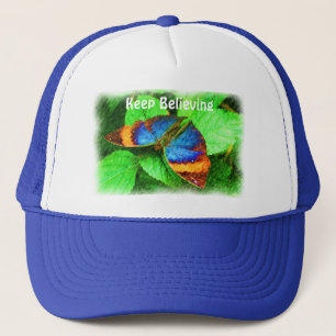 Schmetterling behalten glaubenden Inspirational Truckerkappe