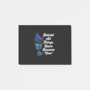 Schmetterling Behold Post-it Klebezettel