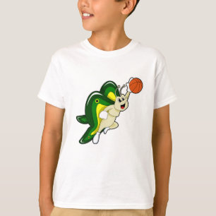 Schmetterling beim Basketball-Sport T-Shirt