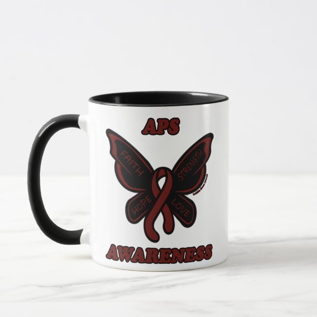 Schmetterling/Bewusstsein...APS Tasse (Links)