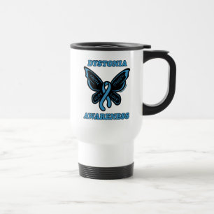 Schmetterling/Bewusstsein...Dystonia Travel Mug Reisebecher