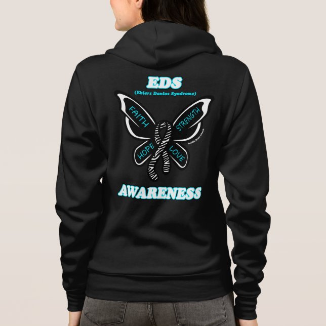 Schmetterling/Bewusstsein...EDS Hoodie (Rückseite)