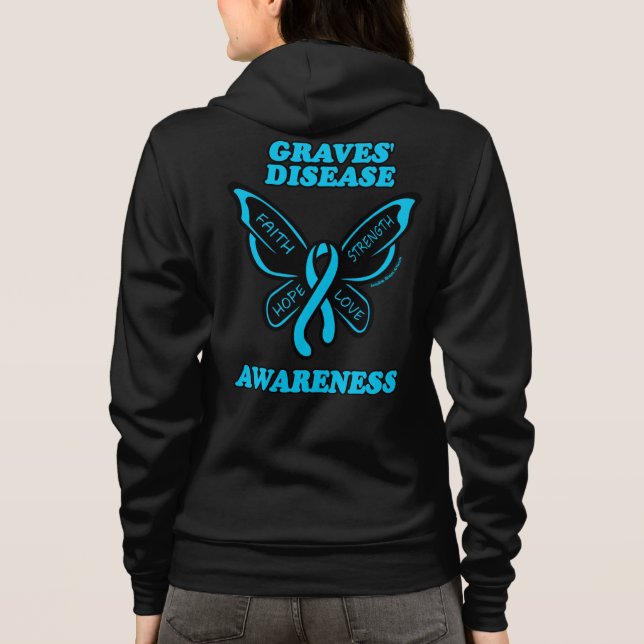 Schmetterling/Bewusstsein...Graves' Hoodie (Rückseite)