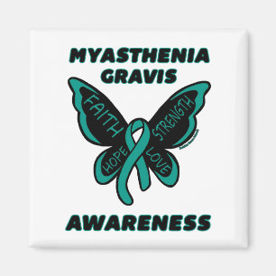 Schmetterling/Bewusstsein...Myasthenia Gravis Magnet