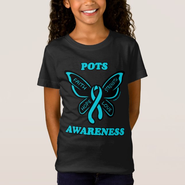 Schmetterling/Bewusstsein...POTS T-Shirt (Vorderseite)