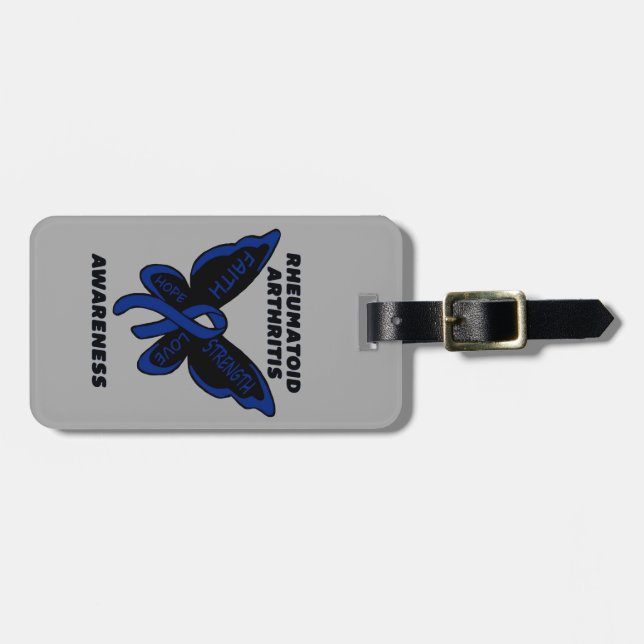 Schmetterling/Bewusstsein… RA Gepäckanhänger (Vorderseite horizontal)