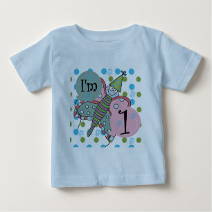 Schmetterling bin ich die 1 Geburtstags-T-Shirts Baby T-shirt