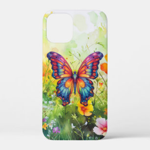 Schmetterling Blau Orange Flügel Case-Mate iPhone Hülle