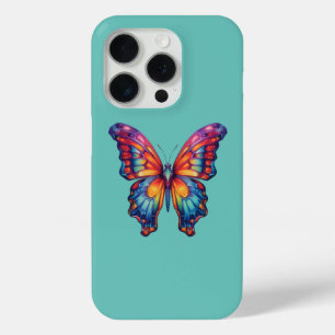 Schmetterling Blau Orange Flügel Case-Mate iPhone Hülle