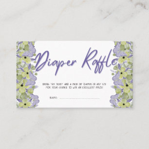 Schmetterling-Blume Kinderduschmaschine Windelrad  Visitenkarte