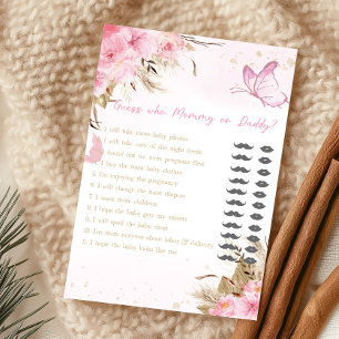 Schmetterling Blumen Ratet mal wer Mama oder Papa