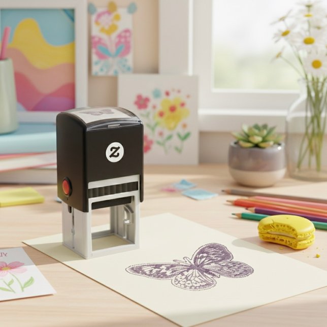 Schmetterling-Briefmarke Permastempel (Von Creator hochgeladen)