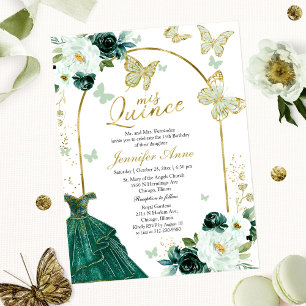 Schmetterling Budget Quince Einladungen Grüner Roc