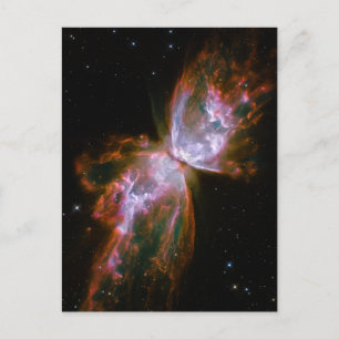 Schmetterling / Bug Nebula (Hubble-Teleskop) Postkarte