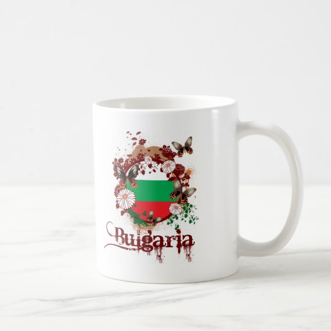 Schmetterling Bulgarien Tasse (Rechts)