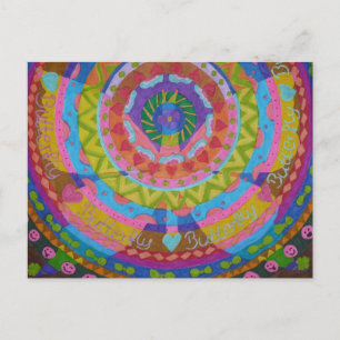 Schmetterling Butterfly Postkarte