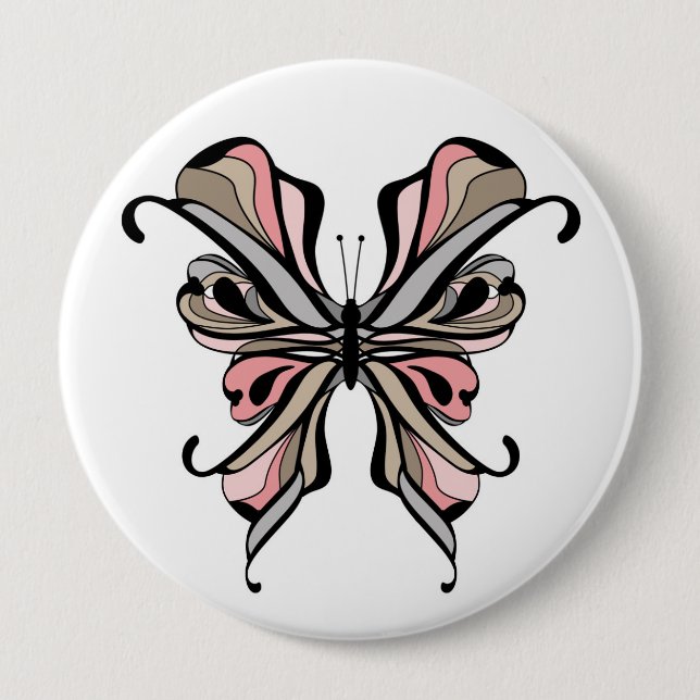 Schmetterling Button (Vorderseite)