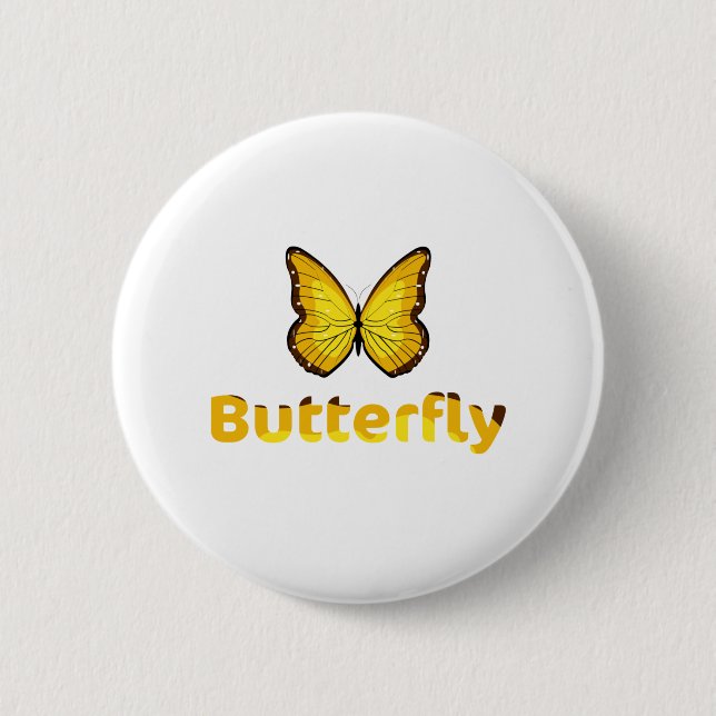 Schmetterling Button (Vorderseite)