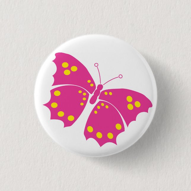 Schmetterling Button (Vorderseite)