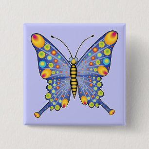 Schmetterling Button