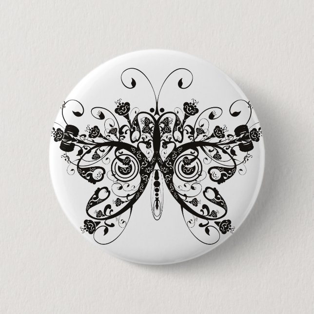 Schmetterling Button (Vorderseite)