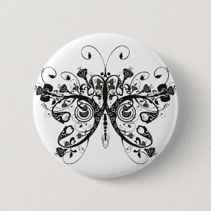 Schmetterling Button