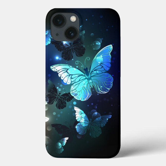 Schmetterling Case-Mate iPhone Hülle (Rückseite)