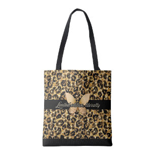 Schmetterling-Cheeta-Druck-Tasche