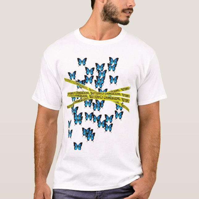 Schmetterling Crimescene T-Shirt (Vorderseite)