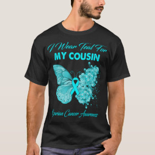 Schmetterling, den ich Aquamarin für meinen Cousin T-Shirt