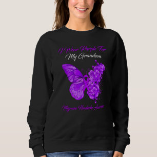 Schmetterling, den ich für meine Enkelin Lila trag Sweatshirt