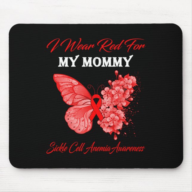Schmetterling, den ich für meine Mama-Sichelzellen Mousepad (Vorne)