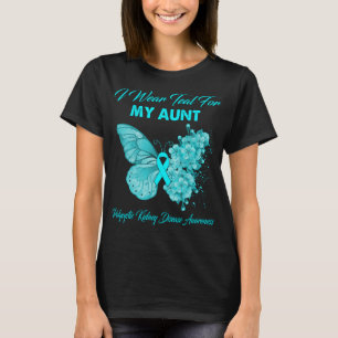 Schmetterling, den ich für meine Tante Aquamarin t T-Shirt