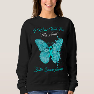 Schmetterling, den ich für meine Tante-Batten-Kran Sweatshirt