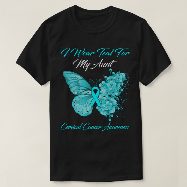 Schmetterling, den ich für meine Tante Gebärmutter T-Shirt (Design vorne)