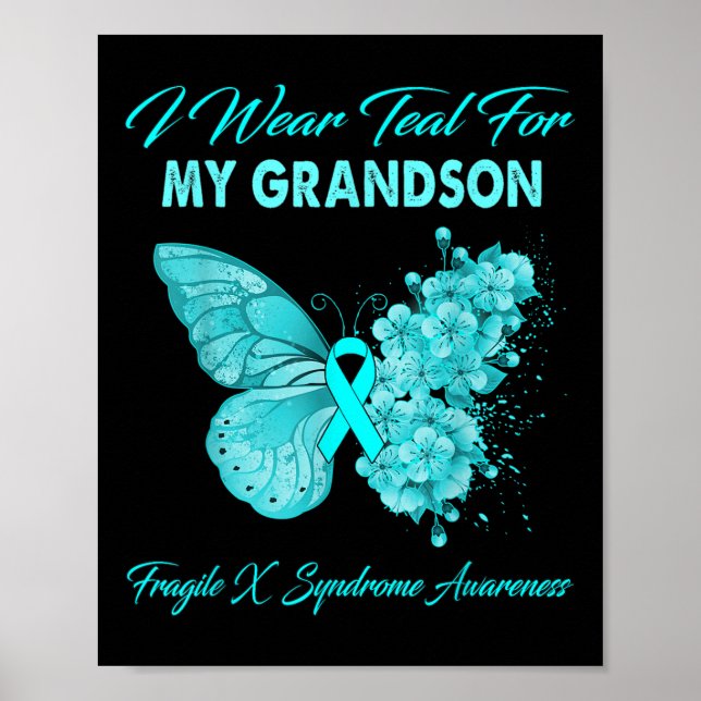 Schmetterling, den ich für meinen Grandson Fragile Poster (Vorne)