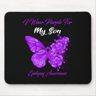 Schmetterling, den ich für meinen Sohn Epilepsy Aw Mousepad