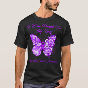 Schmetterling, den ich für meinen Vater Lila trage T-Shirt