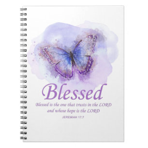 Schmetterling der Christlichen Bibel für Frauen: G Notizblock